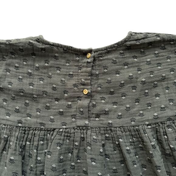 H&M Floral Cotton Muslin Dress Size 10 - Picture 4 of 5